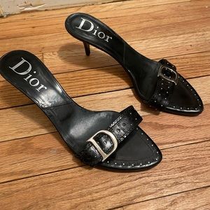 Dior kitten heels.